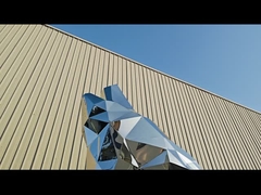 تزئینات باغ مجسمه گرگ فولاد ضد زنگ