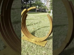 تولید کننده مجسمه فولاد ضد آب و هوا منظره فلزی مجسمه فولاد کورتن برای تزئینات باغ