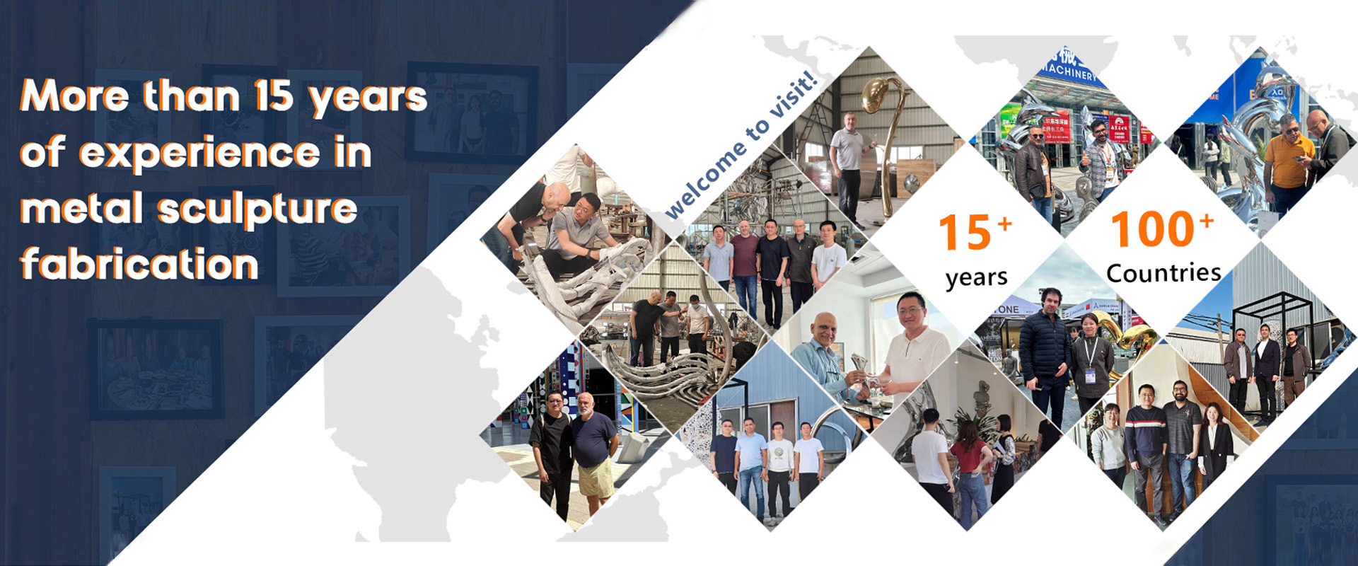 کیفیت مجسمه سازی فلزی در فضای باز کارخانه