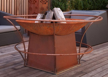 قیمت خوب فنجان تکنیک کوزه بزرگ کوره قورباغه، Corten فولاد کاسه فضای باز در فضای باز آنلاین