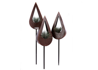 قیمت خوب کاشت موکن Corten معاصر، Corten Steel Smooth Planter طراحی جذاب آنلاین