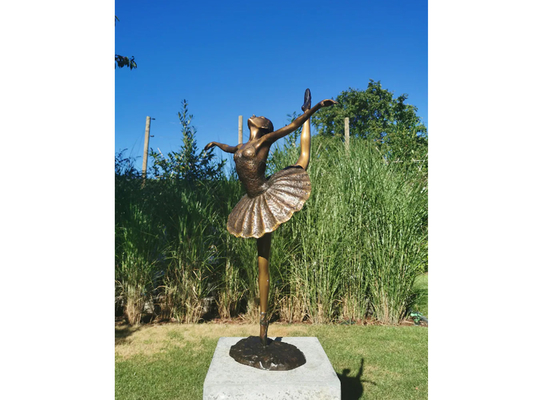 Decoration Garden Art Bronze Antique Ballerina Sculpture