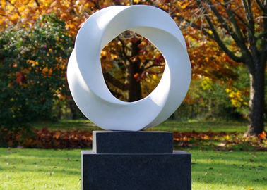 قیمت خوب بزرگ باغ معاصر فلزی مجسمه سازی فولاد ضد زنگ 160cm برای دکوراسیون آنلاین