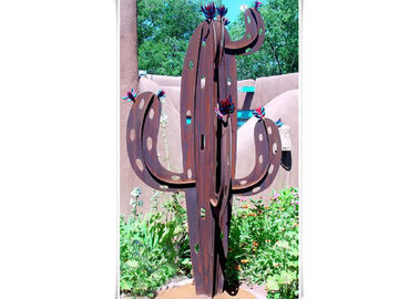 قیمت خوب کاکتوس مدرن خلاصه Corten Sculpture Steel برای تزئینات باغی در فضای باز آنلاین
