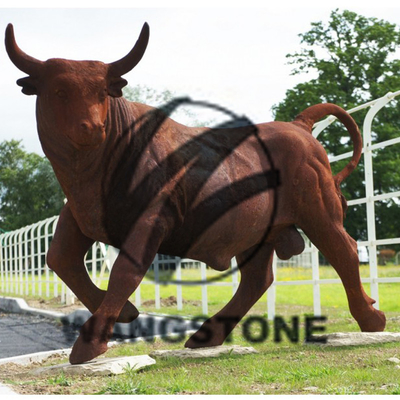 Rusty Modern Outdoor Decoration Corten Steel Animal  Sculpture
