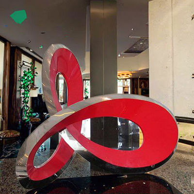 قیمت خوب هنر عمومی تجاری بزرگ مدرن انتزاعی مجسمه فولاد ضد زنگ آنلاین