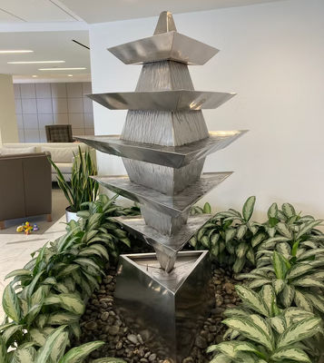 قیمت خوب دکوراسیون عمومی فضای باز باغ آبنما مجسمه استیل ضد زنگ آنلاین