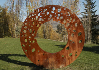 قیمت خوب مجسمه سازی فلزی در فضای باز لیزر، مجسمه سازی هنر عمومی 180cm Diam آنلاین