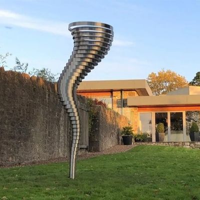 قیمت خوب Spiral Decorative Art Sculpture Outdoor Metal Sculpture Custom Statue Garden Landscaping Wholesale آنلاین
