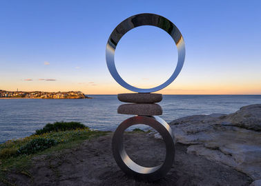 قیمت خوب مجسمه سازی فلزی حرفه ای در فضای باز SS مجسمه های برنزی در فضای باز 180cm ارتفاع ابعاد آنلاین