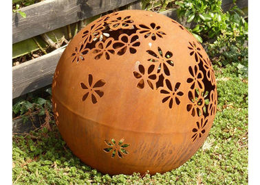 قیمت خوب منظره باغ فلزی Corten Steel Ball Sculpture Spheres Outdoor از پایداری خوردگی آنلاین