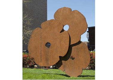 قیمت خوب جوشکاری باغ استفاده از جوشکاری مجسمه های گل ، شکل سفارشی مجسمه رز آنلاین