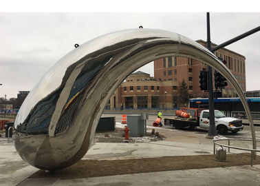 قیمت خوب مجسمه سازی بزرگ فضای باز در فضای باز فولاد ضد زنگ برای مناظر شهری آنلاین