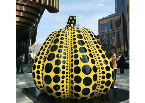 قیمت خوب مجسمه کدو تنبل رنگی در فضای باز غول پیکر غول پیکر برای چشم انداز شهری آنلاین