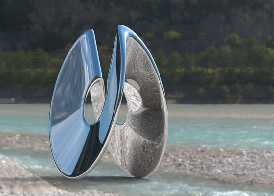 قیمت خوب مجسمه ای از فولاد ضد زنگ آینه مقاوم در برابر خوردگی برای دکوراسیون در فضای باز آنلاین