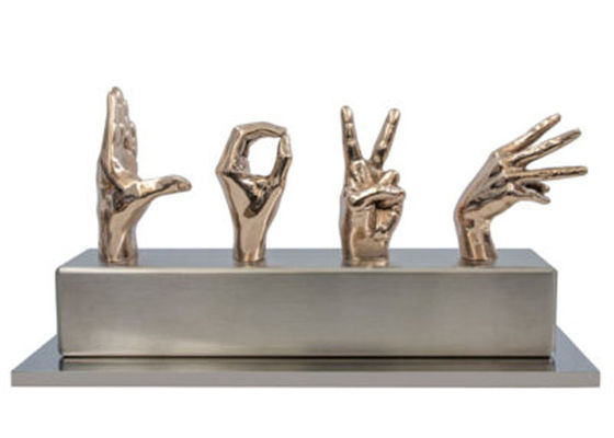 قیمت خوب مجسمه سازی اکشن برنز ریخته گری مدرن برای دکوراسیون فضای باز و داخلی آنلاین