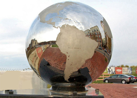 قیمت خوب Sphere Stainless Steel Globe Sculpture Decorative Outdoor Customized آنلاین