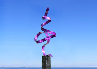قیمت خوب ضد زنگ نقاشی مجسمه سازی فلزی چکیده طراحی رنگ های مختلف 200cm ارتفاع آنلاین