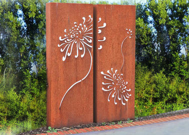قیمت خوب Corten فولاد فلزی دیوار مجسمه سازی برای دکوراسیون داخلی در محیط داخلی 120cm ارتفاع آنلاین
