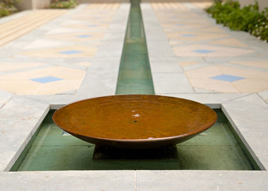 قیمت خوب دکوراسیون باغ بزرگ کاسه آب / ویژگی Corten Steel Water bowl آنلاین