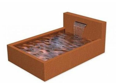 قیمت خوب سبک مدرن Corten Steel Waterfall، Corten Steel Steak ویژگی پایداری خوردگی آنلاین