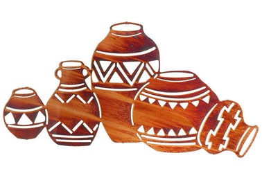 قیمت خوب معاصر داخلی دیوارهای دیواری مجسمه سازی بومیان سرامیک شکل زنگ زده پایان آنلاین