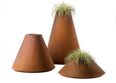 قیمت خوب گلدان های فولادی Corten Corten، گلدان گلدان Corten Steel WS-CS367 آنلاین