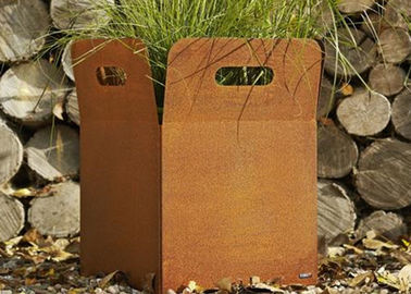 قیمت خوب انواع مختلف سفال Corten Planters برای باغ / باغ مقاوم در برابر آب و هوا آنلاین