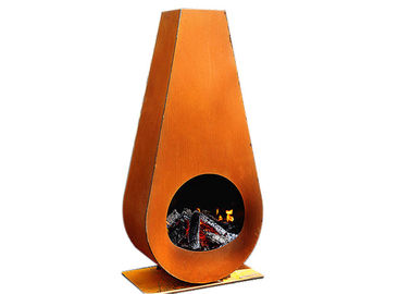 قیمت خوب ویژگی برجسته ویژگی Corten فولاد آتش گودال برای دکوراسیون در فضای باز 80cm ارتفاع آنلاین