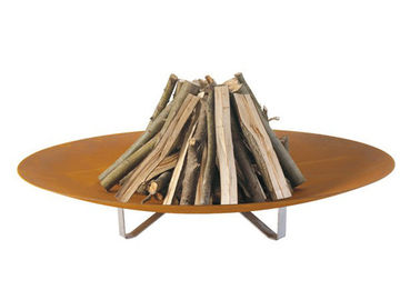 قیمت خوب صنایع دستی جوشکاری معاصر چوب سوزاندن آتش گودال باغ طراحی 100cm Dia آنلاین