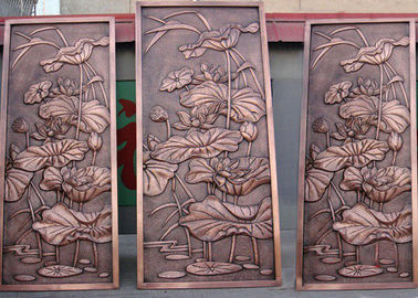 قیمت خوب بروشور لوتوس Flower Bas Relief برای دکوراسیون هنر دیواری عمومی آنلاین
