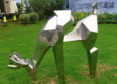 قیمت خوب حیوانات مجسمه های فلزی در فضای باز حیوانات گوزن برای دکوراسیون چشم انداز آنلاین