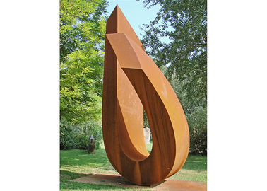 قیمت خوب مدرن Corten فولاد مجسمه های باغ بزرگ فلزی در معرض خوردگی پایدار آنلاین