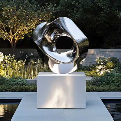 قیمت خوب Modern Arc Sphere Sculpture for Garden آنلاین