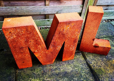 قیمت خوب هنر باغ وحش فلزی Corten Steel Sculpture Corrosion Stabilization Letter Outdoor آنلاین
