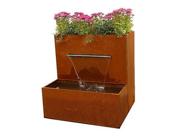 قیمت خوب Waterten Herb Planter Corten ویژگی های آب فولادی برای دکوراسیون بیرون باغ آنلاین