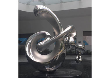بزرگ هنر باغ فلزی در خارج از منزل نقاشی مجسمه سازی از فولاد ضد زنگ 250cm ارتفاع