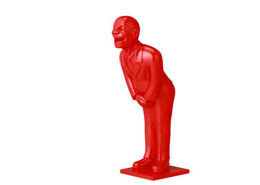 قیمت خوب حجم زندگی خوش آمدید نقاشی های مجسمه سازی فلزی مجسمه سازی فایبر گلاس مرد قرمز آنلاین