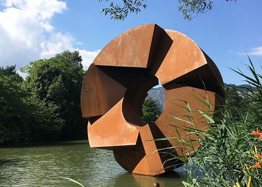 قیمت خوب مجسمه سازی فولادی Corten، مجسمه سازی فلزی مجلل چشم انداز شهری آنلاین