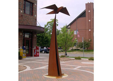 قیمت خوب Long Door Garden مجسمه های هنری Out Door Garden Corten آنلاین