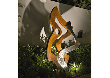 قیمت خوب باغ دکوراسیون باغ فلزی آتش مجسمه Corten 180cm ارتفاع آنلاین