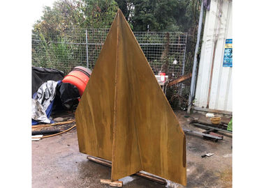 قیمت خوب طراحی صفحه کاغذ باغی زنگ زده Rusted Wood Plastics Corten آنلاین