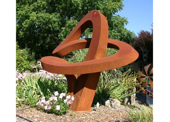 مجسمه فلزی باغ خیره کننده زنگ زده Corten Corten ODM