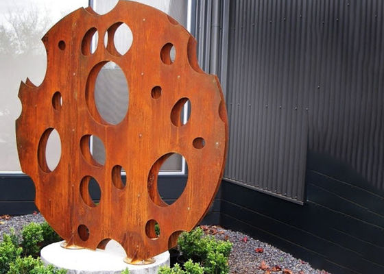 مجسمه تزئینی باغ فولادی Corten با ارتفاع 200 سانتی متر